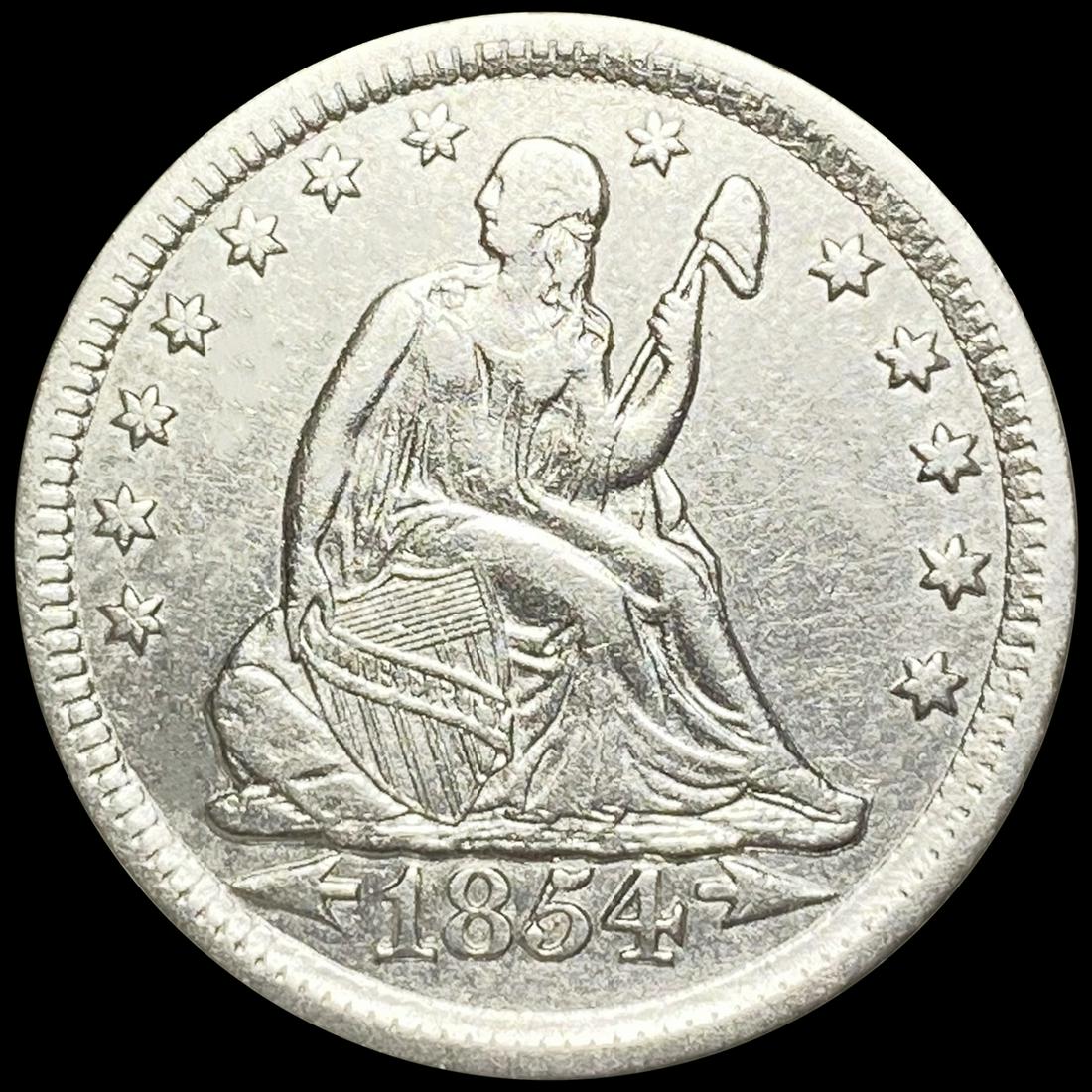 1854 Seated Liberty Quarter CLOSELY UNCIRCULATED (1 of 2)