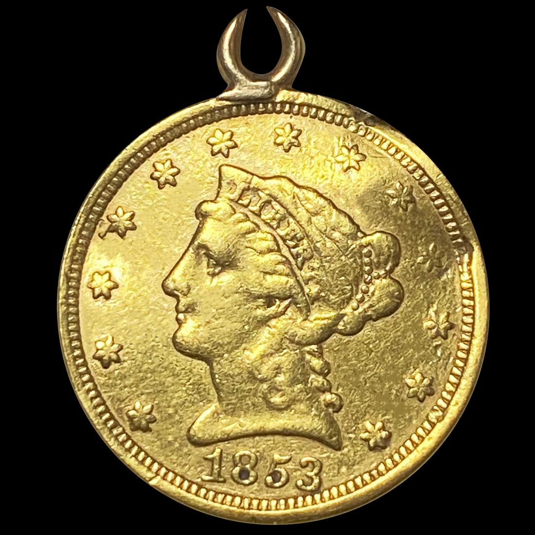 1853 Gold $2.50 Love Token LIGHTLY CIRCULATED (1 of 2)