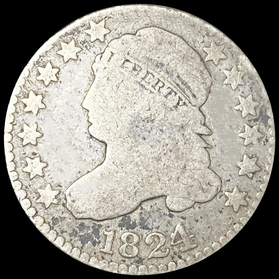 1824 Capped Bust Dime NICELY CIRCULATED (1 of 2)