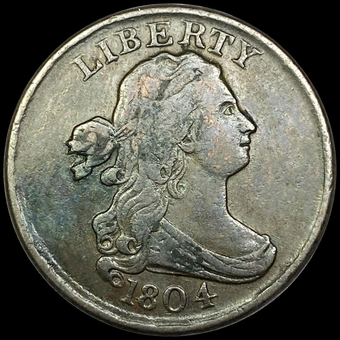 1804 Draped Bust Half Cent ABOUT UNCIRCULATED (1 of 2)