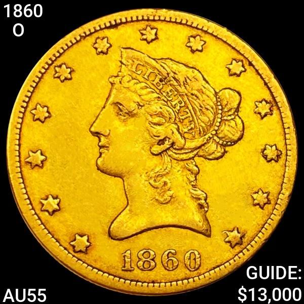 1860-O $10 Gold Eagle CHOICE AU (1 of 2)