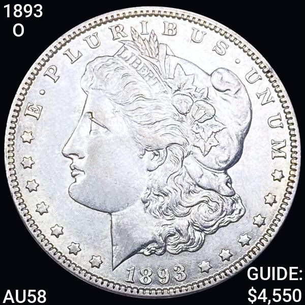 1893-O Morgan Silver Dollar CHOICE AU (1 of 2)