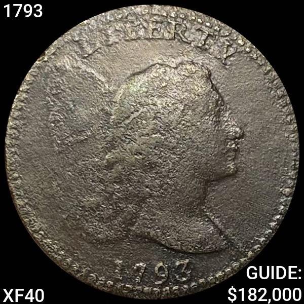 1793 Liberty Cap Large Cent LIGHTLY CIRC (1 of 2)