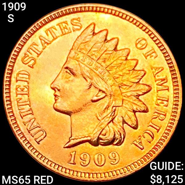 1909-S Indian Head Cent GEM BU RED (1 of 2)
