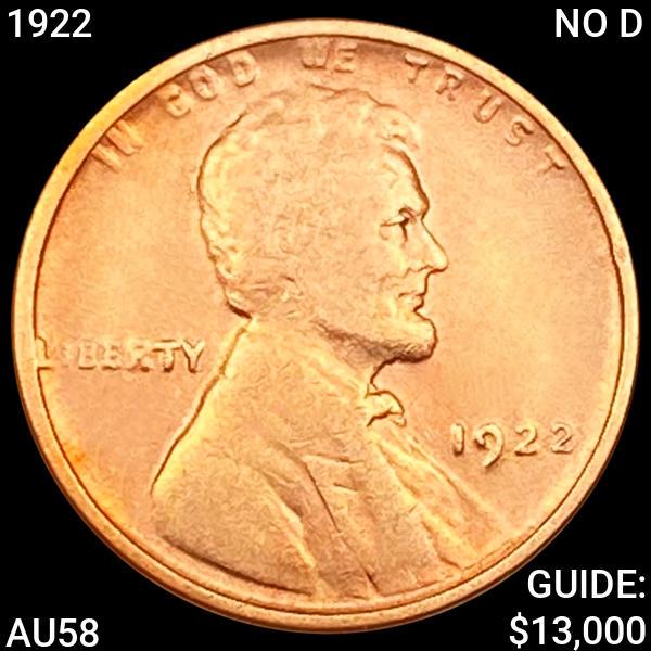 1922 No D Lincoln Wheat Cent CHOICE AU (1 of 2)