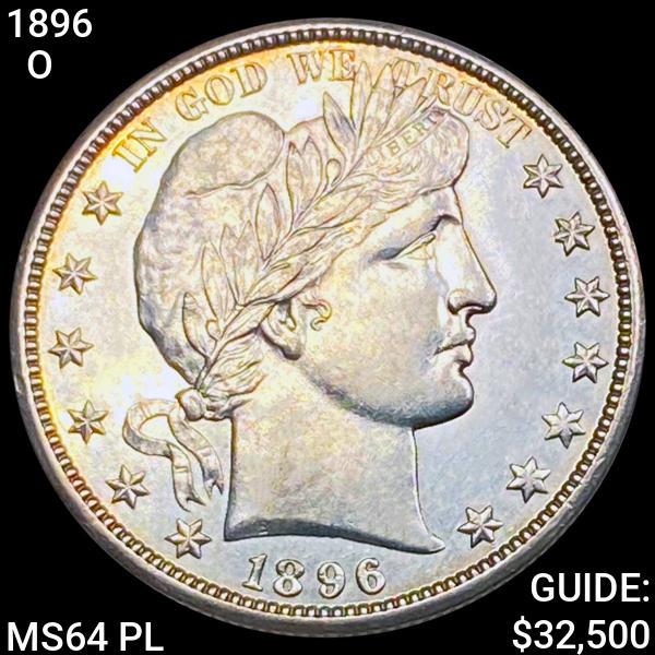 1896-O Barber Half Dollar CHOICE BU PL (1 of 2)