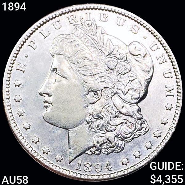 1894 Morgan Silver Dollar CHOICE AU (1 of 2)