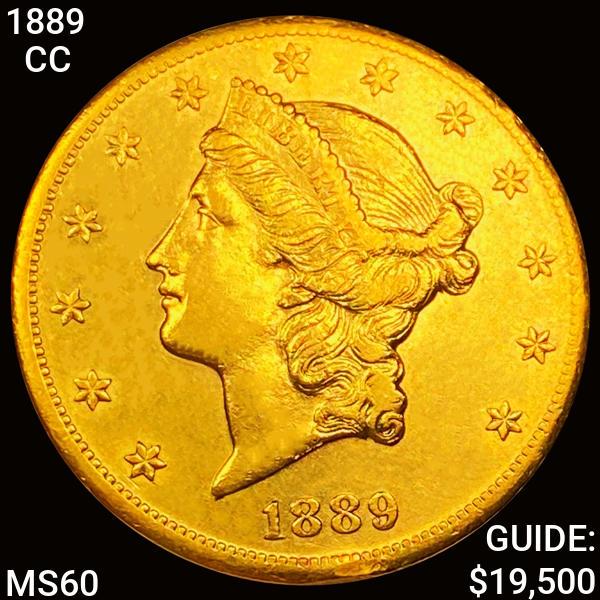 1889-CC $20 Gold Double Eagle UNCIRCULATED (1 of 2)