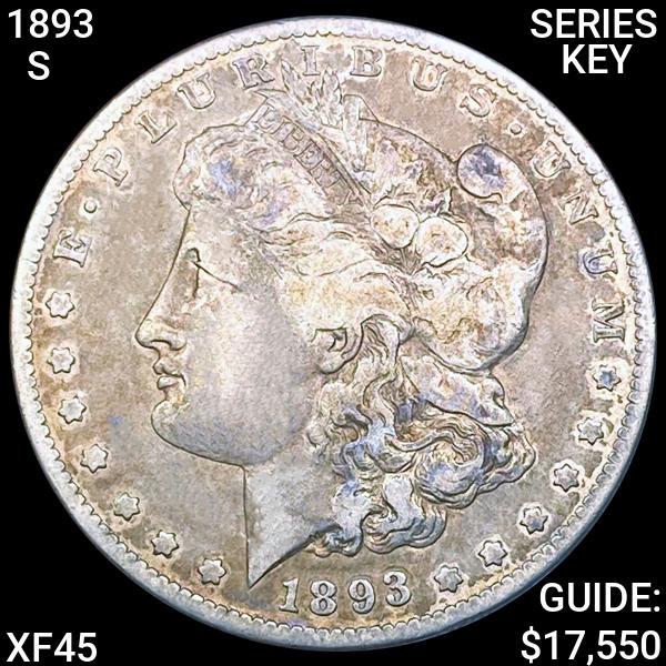 1893-S Morgan Silver Dollar LIGHTLY CIRCULATED (1 of 2)