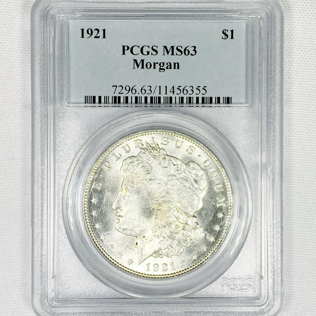 1921 Morgan Silver Dollar PCGS-MS63 (1 of 2)