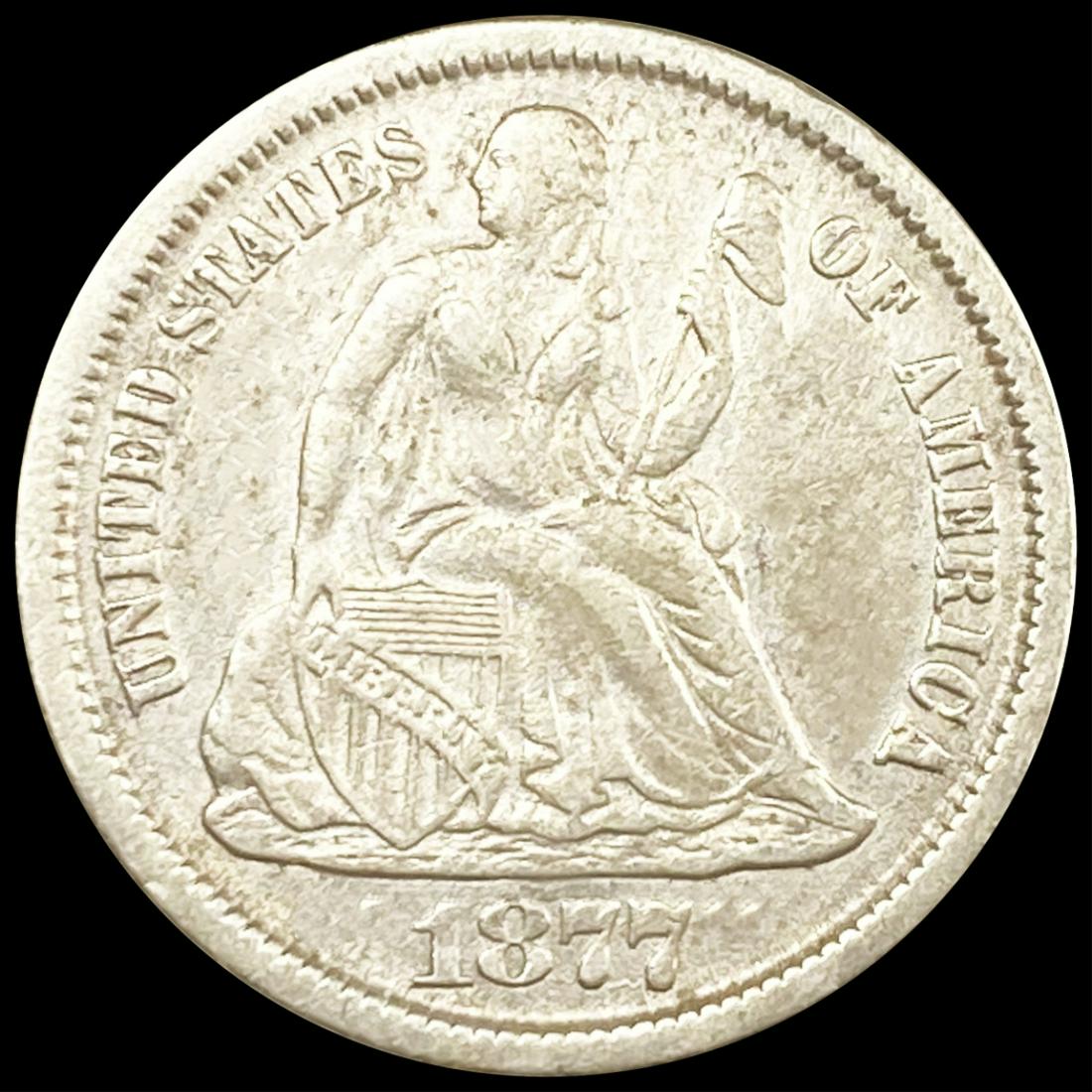 1877-CC Seated Liberty Dime UNCIRCULATED (1 of 2)