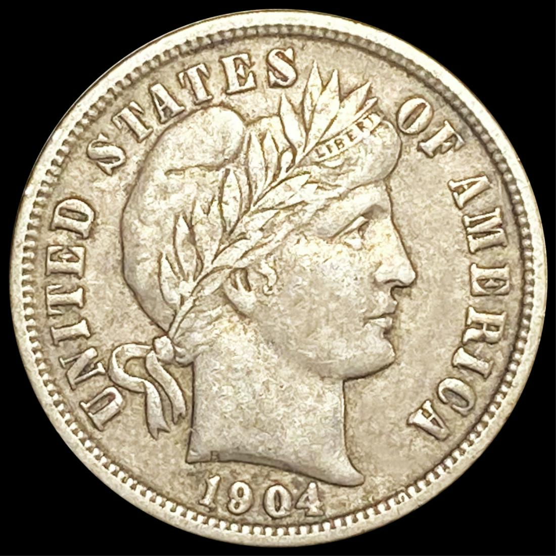1904 Barber Dime CLOSELY UNCIRCULATED (1 of 2)