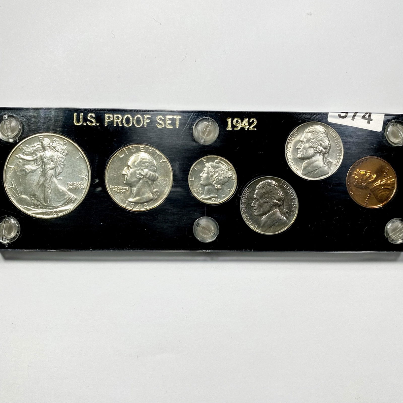 1942 Proof Set (5) Coins (1 of 2)