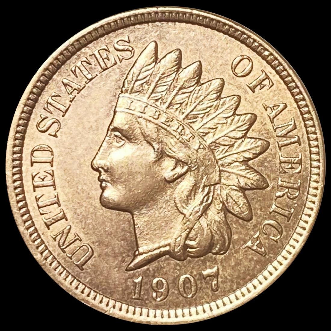 1907 RD Indian Head Cent UNCIRCULATED (1 of 2)