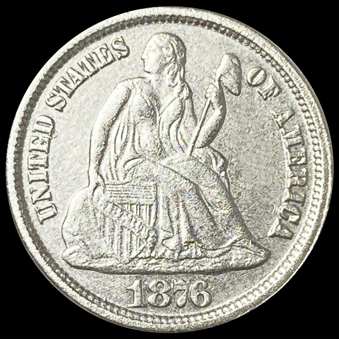 1876-CC Seated Liberty Dime UNCIRCULATED (1 of 2)