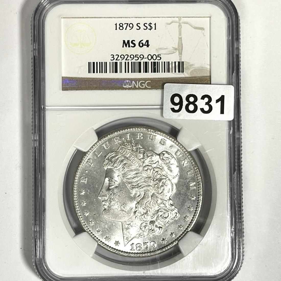 1879-S Morgan Silver Dollar NGC-MS64 (1 of 2)