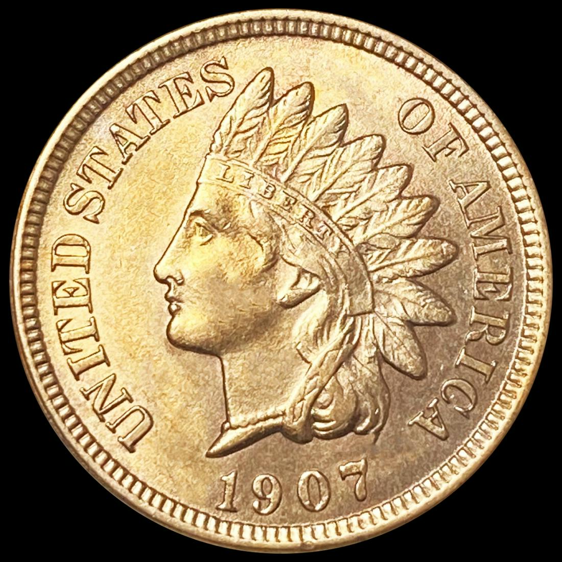 1907 RD Indian Head Cent UNCIRCULATED (1 of 2)