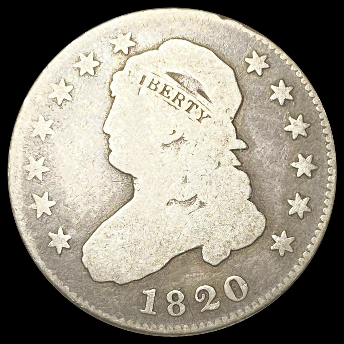 1820 Capped Bust Quarter NICELY CIRCULATED (1 of 2)