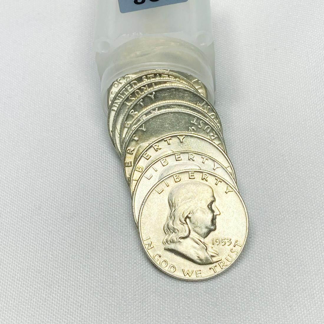 1953-D Franklin Half Dollar Roll (20) - (1 of 4)