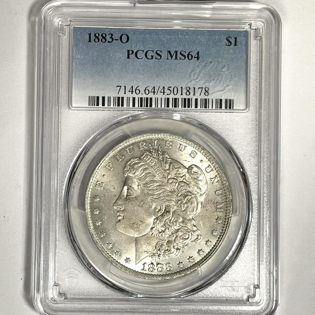 1883-O Morgan Silver Dollar PCGS-MS64 (1 of 2)