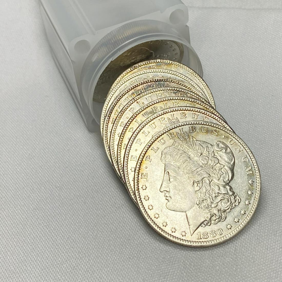 1880-O Morgan Silver Dollar Roll (20) - BU (1 of 4)
