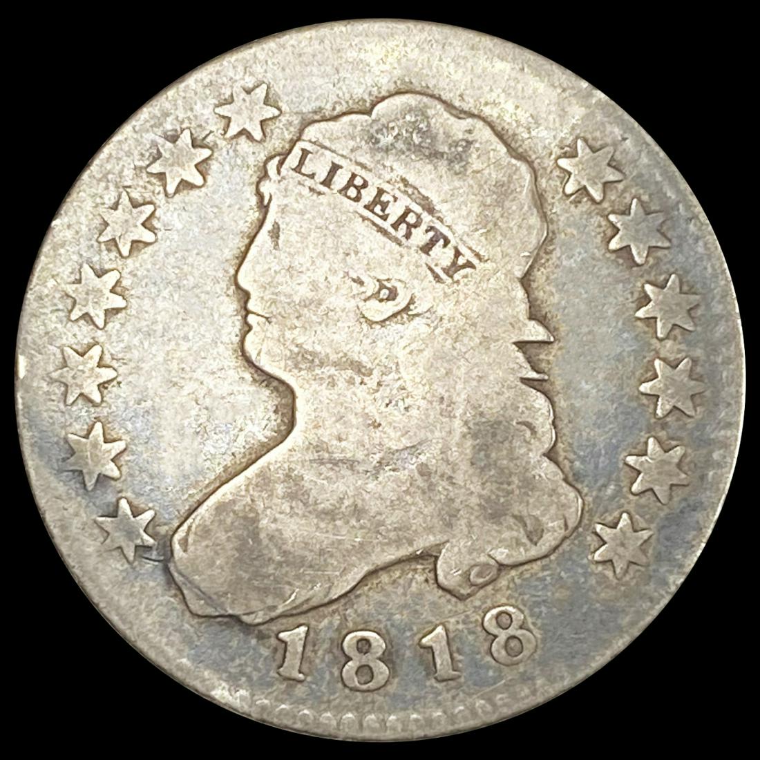 1818 Capped Bust Quarter NICELY CIRCULATED (1 of 2)