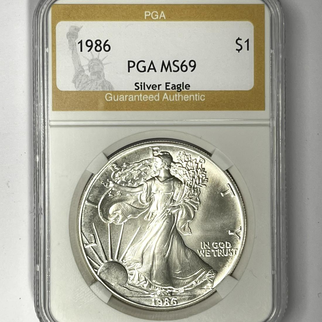 1986 Silver Eagle PGA-MS69 (1 of 2)