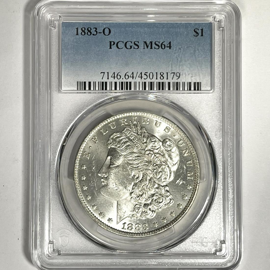 1883-O Morgan Silver Dollar PCGS-MS64 (1 of 2)