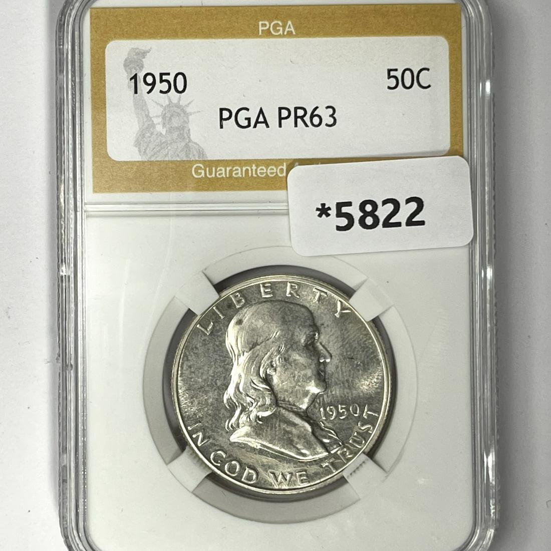 1950 Franklin Half Dollar PGA-PR63 (1 of 2)
