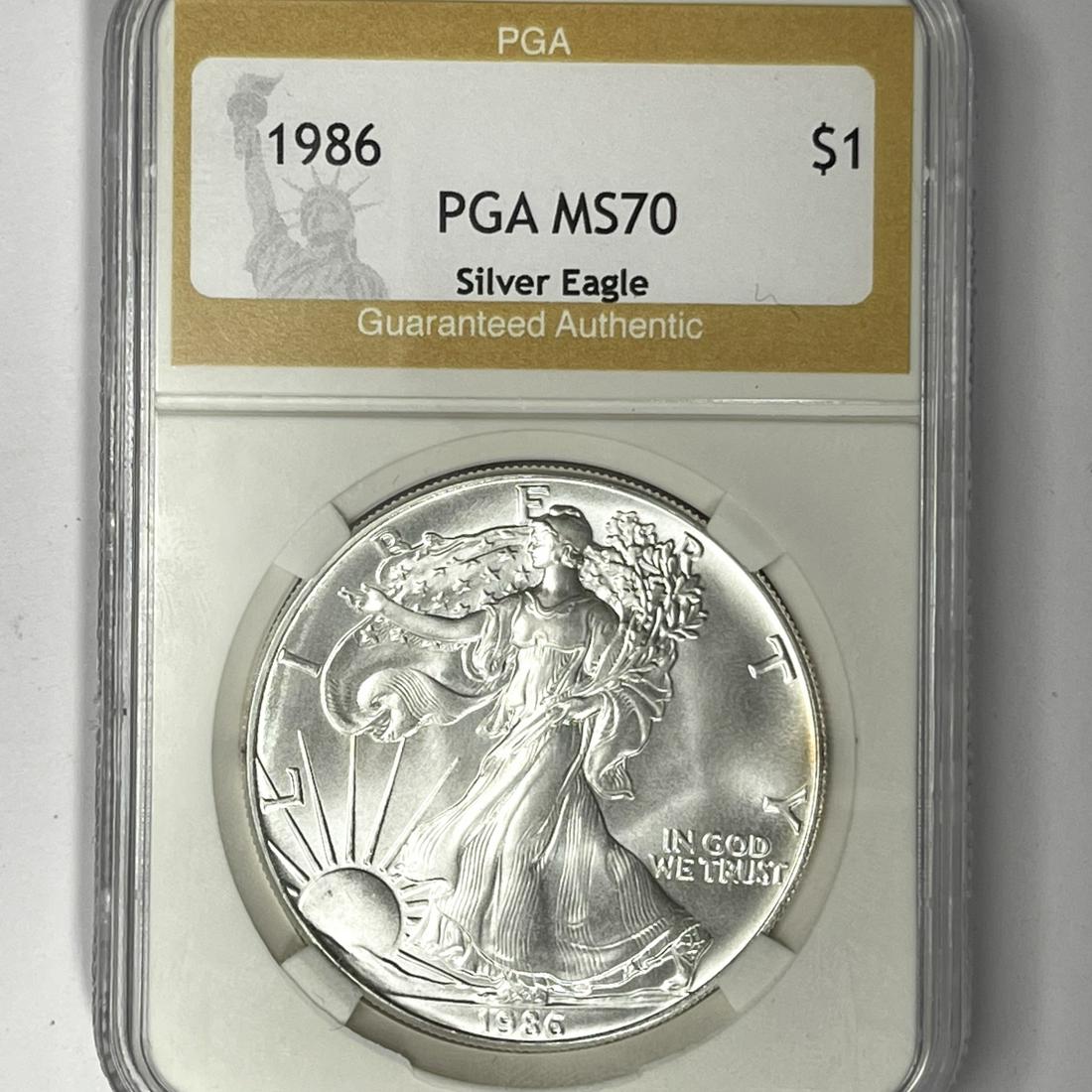 1986 Silver Eagle PGA-MS70: 1986 Silver Eagle PGA-MS70