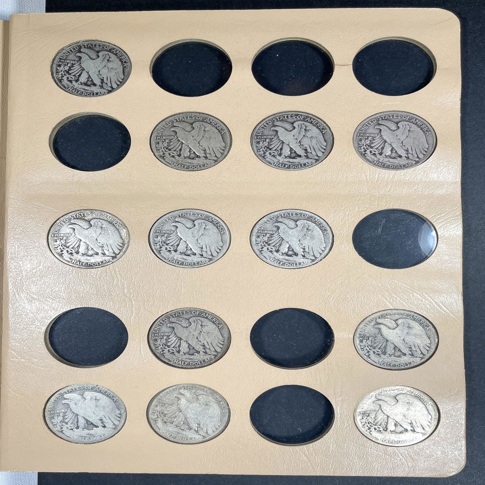 1916-1947 Liberty Walking Half Dollar Book (56) - (1 of 9)