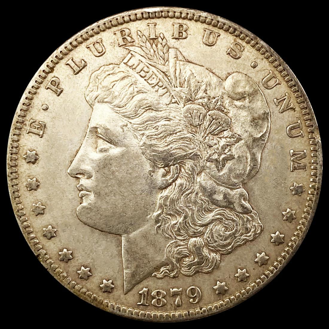 1879-S Rev 78 Morgan Silver Dollar CLOSELY UNC (1 of 2)