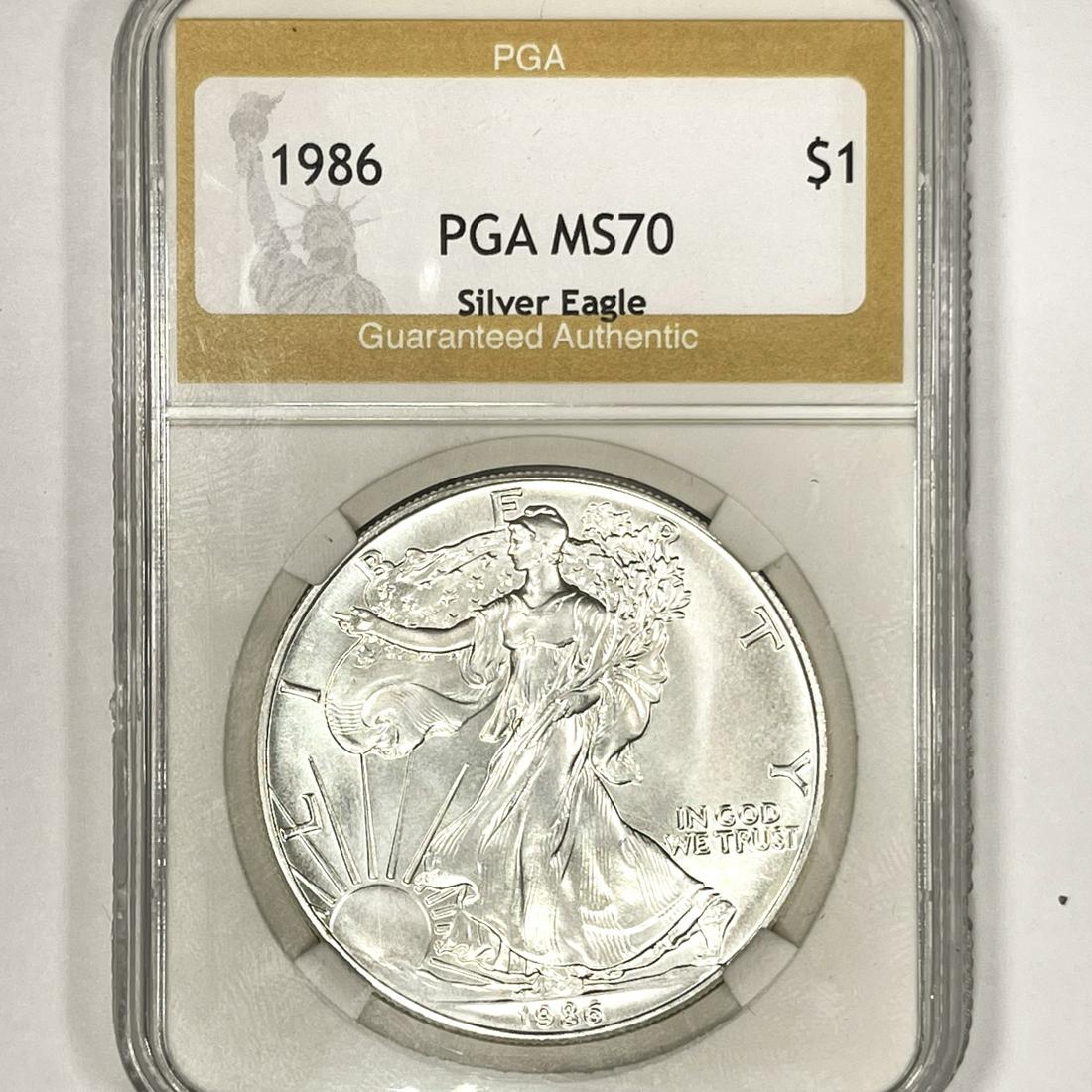 1986 Silver Eagle PGA-MS70: 1986 Silver Eagle PGA-MS70