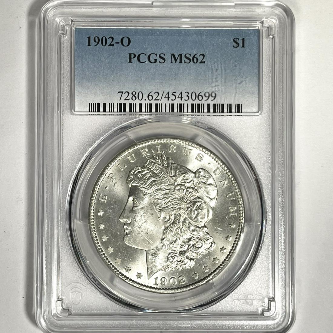 1902-O Morgan Silver Dollar PCGS-MS62 (1 of 2)