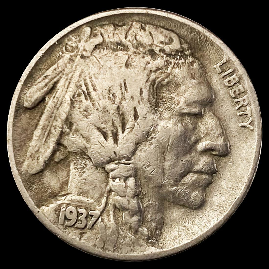1937-D 3-Leg Buffalo Nickel LIGHTLY CIRCULATED (1 of 2)
