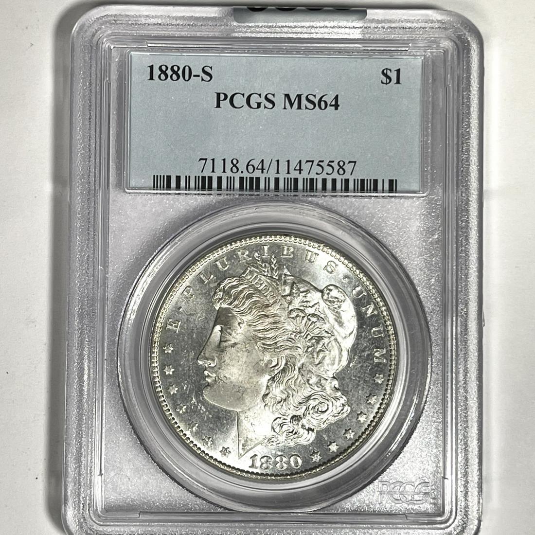 1880-S Morgan Silver Dollar PCGS-MS64 (1 of 2)