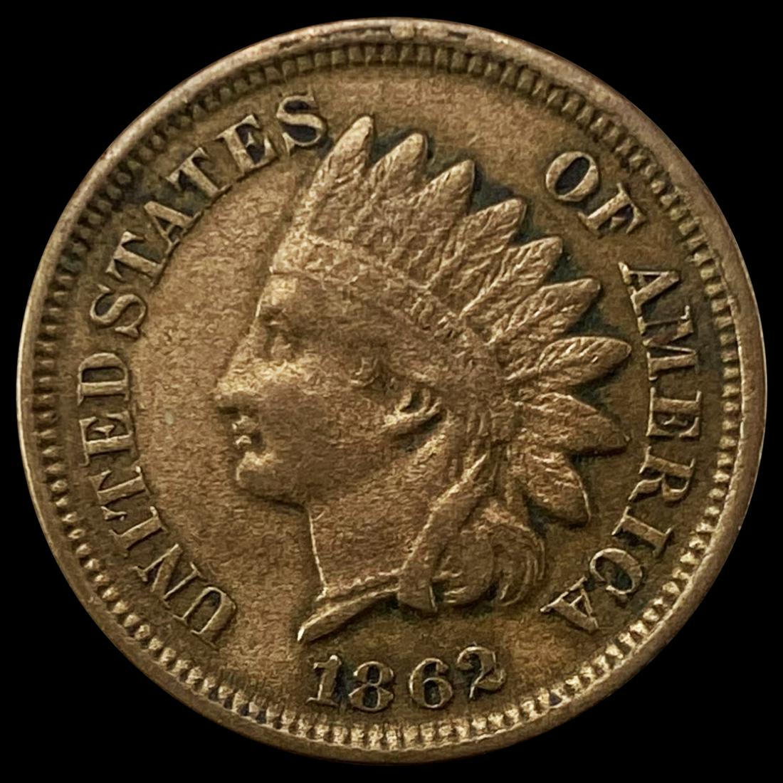 1862 Indian Head Cent CLOSELY UNCIRCULATED (1 of 2)