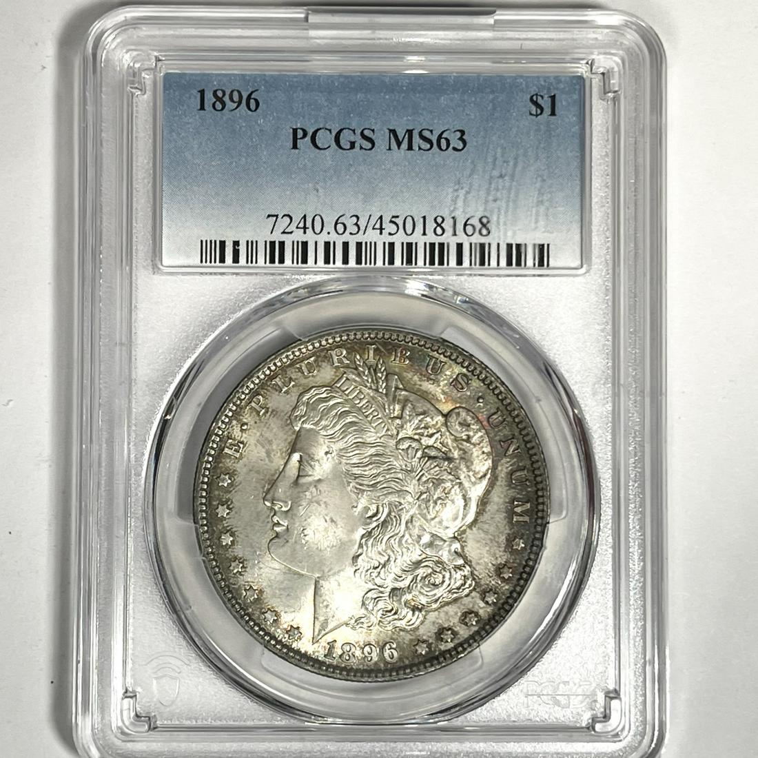 1896 Morgan Silver Dollar PCGS-MS63 (1 of 2)