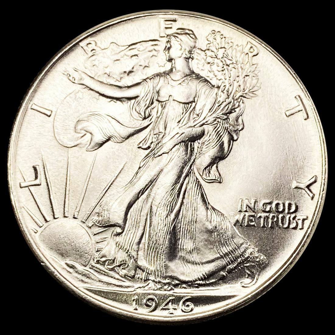 1946 Walking Liberty Half Dollar GEM BU (1 of 2)