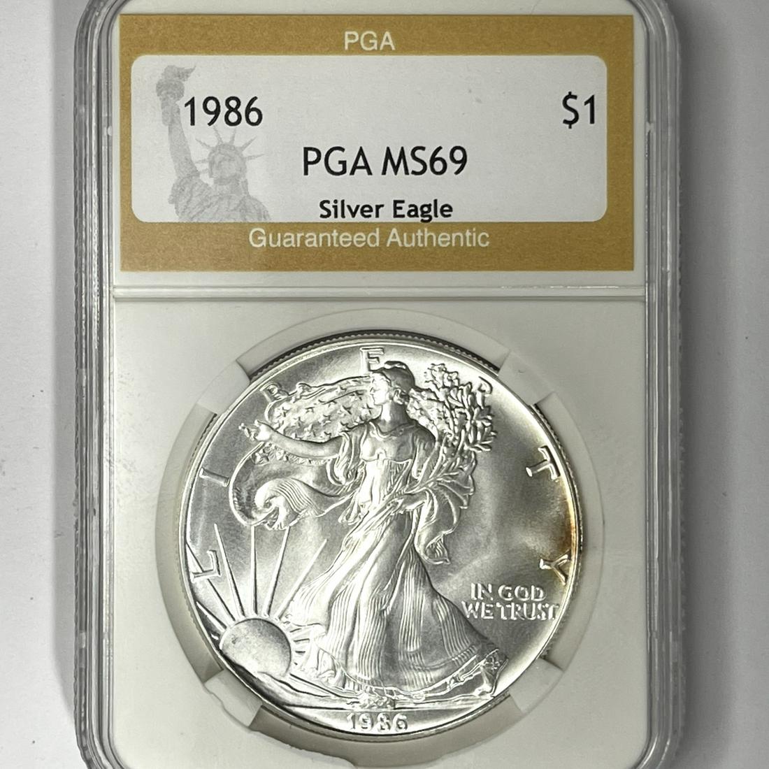 1986 Silver Eagle PGA-MS69 (1 of 2)