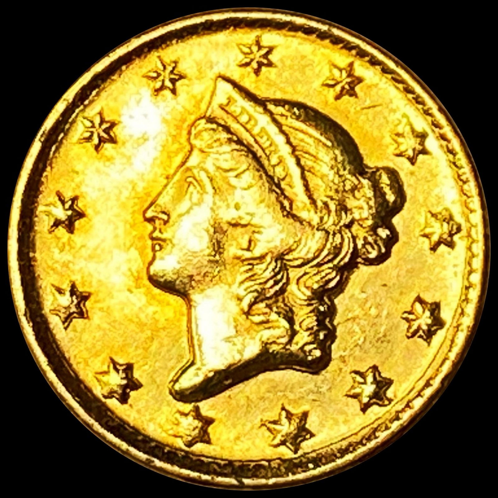 1850-D Rare Gold Dollar - HIGH GRADE (1 of 2)