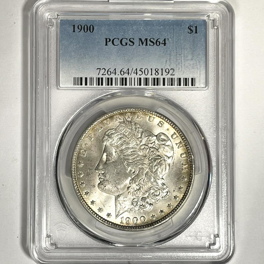 1900 Morgan Silver Dollar PCGS-MS64 (1 of 2)