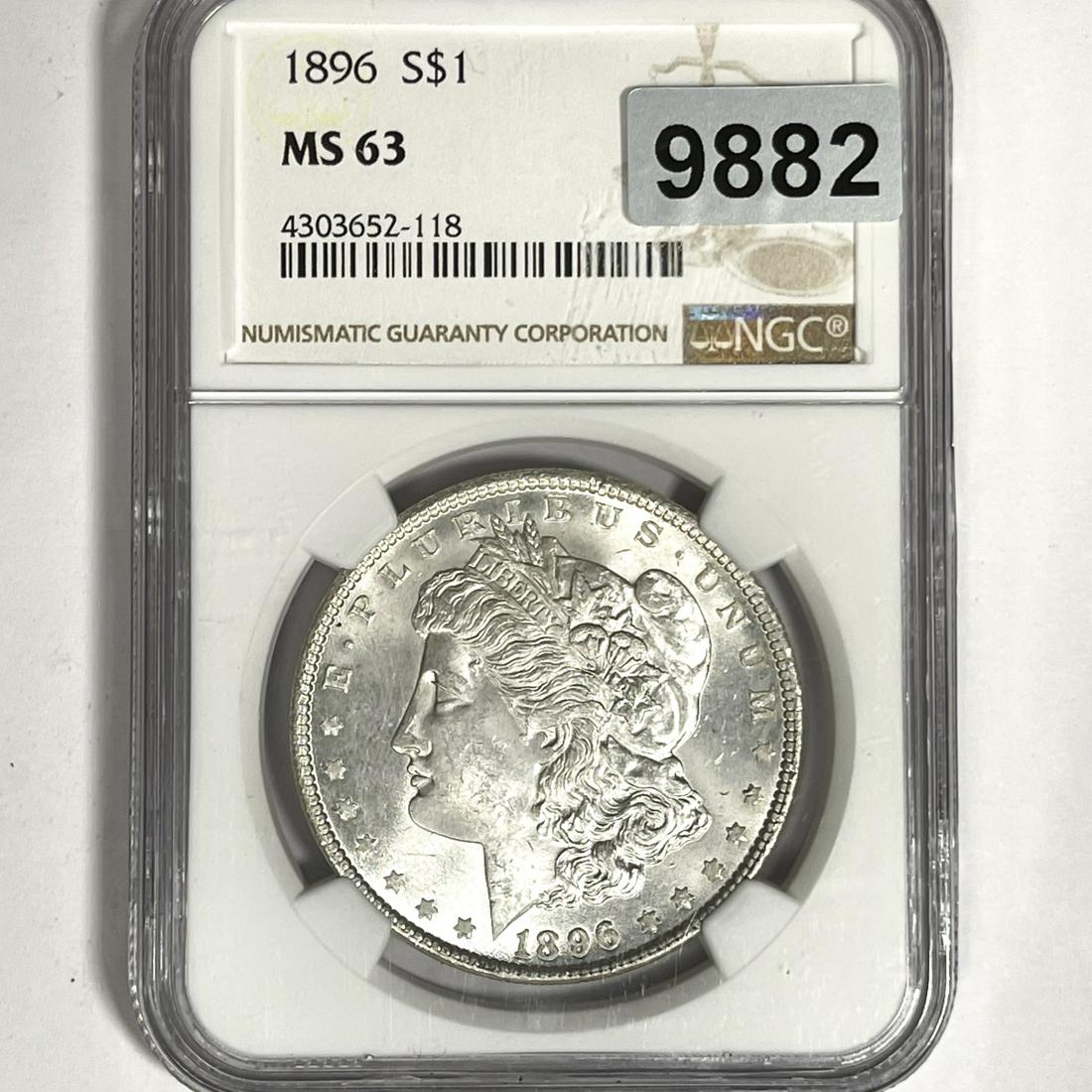 1896 Morgan Silver Dollar NGC-MS63 (1 of 2)