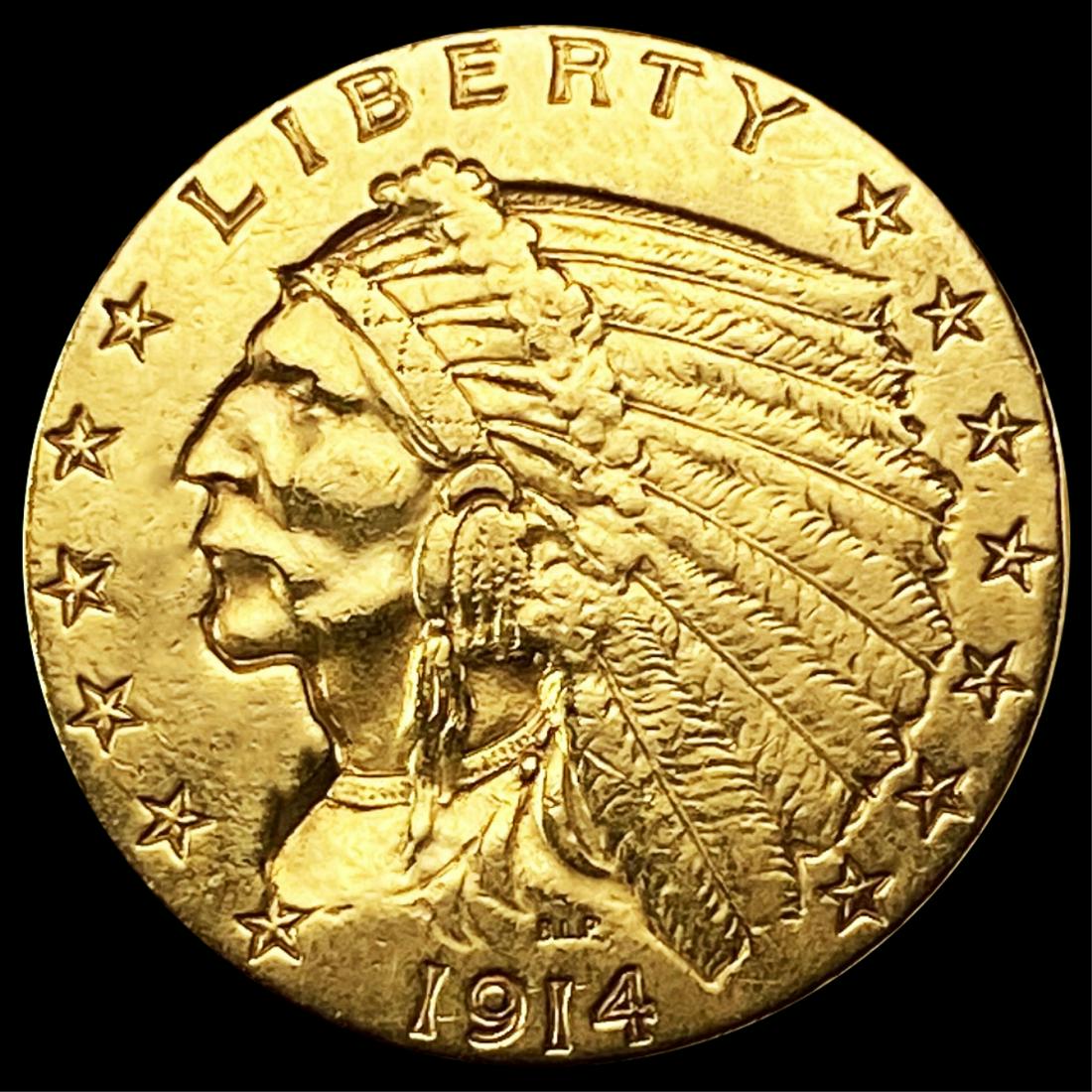 1914 $2.50 Gold Quarter Eagle UNCIRCULATED (1 of 2)