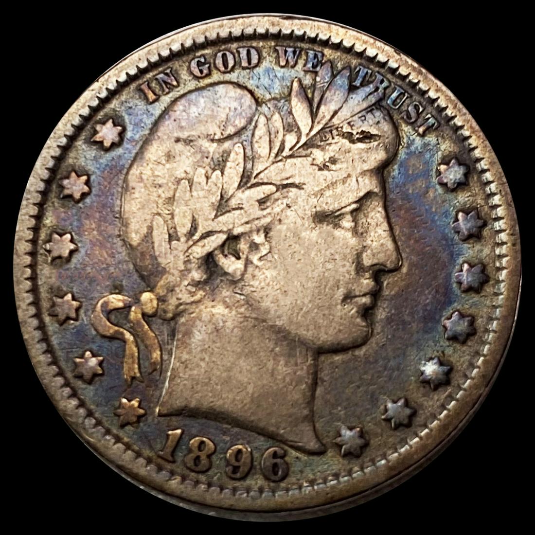 1896-O Barber Quarter NICELY CIRCULATED (1 of 2)