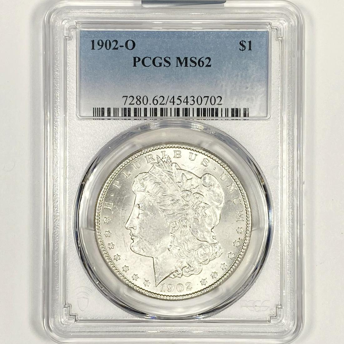 1902-O Morgan Silver Dollar PCGS-MS62 (1 of 2)