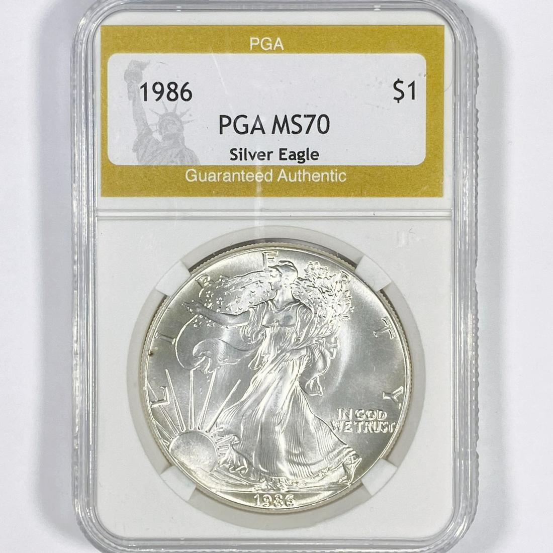 1986 Silver Eagle PGA-MS70: 1986 Silver Eagle PGA-MS70