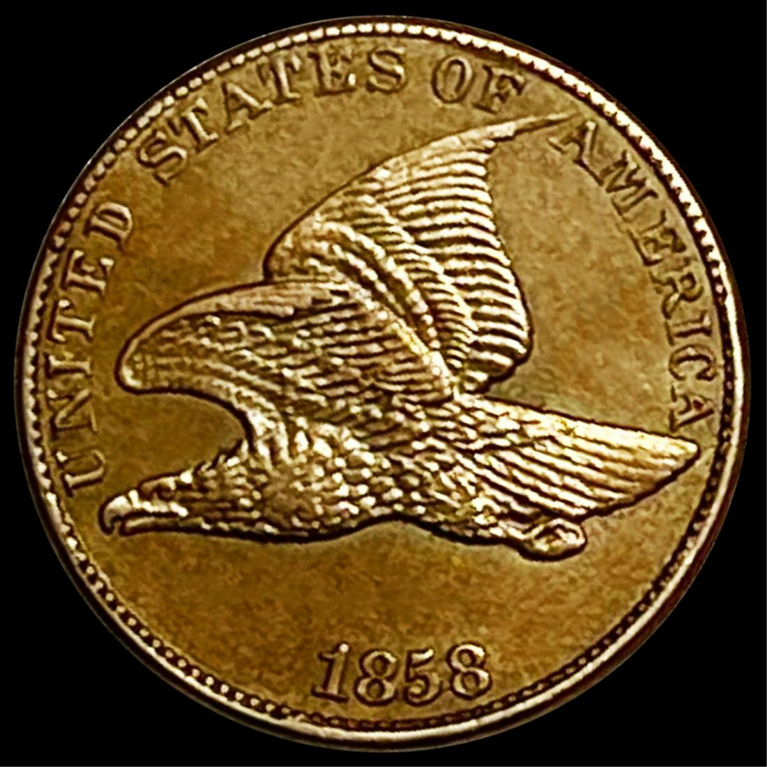 1858 Flying Eagle Cent CLOSELY UNCIRCULATED (1 of 2)