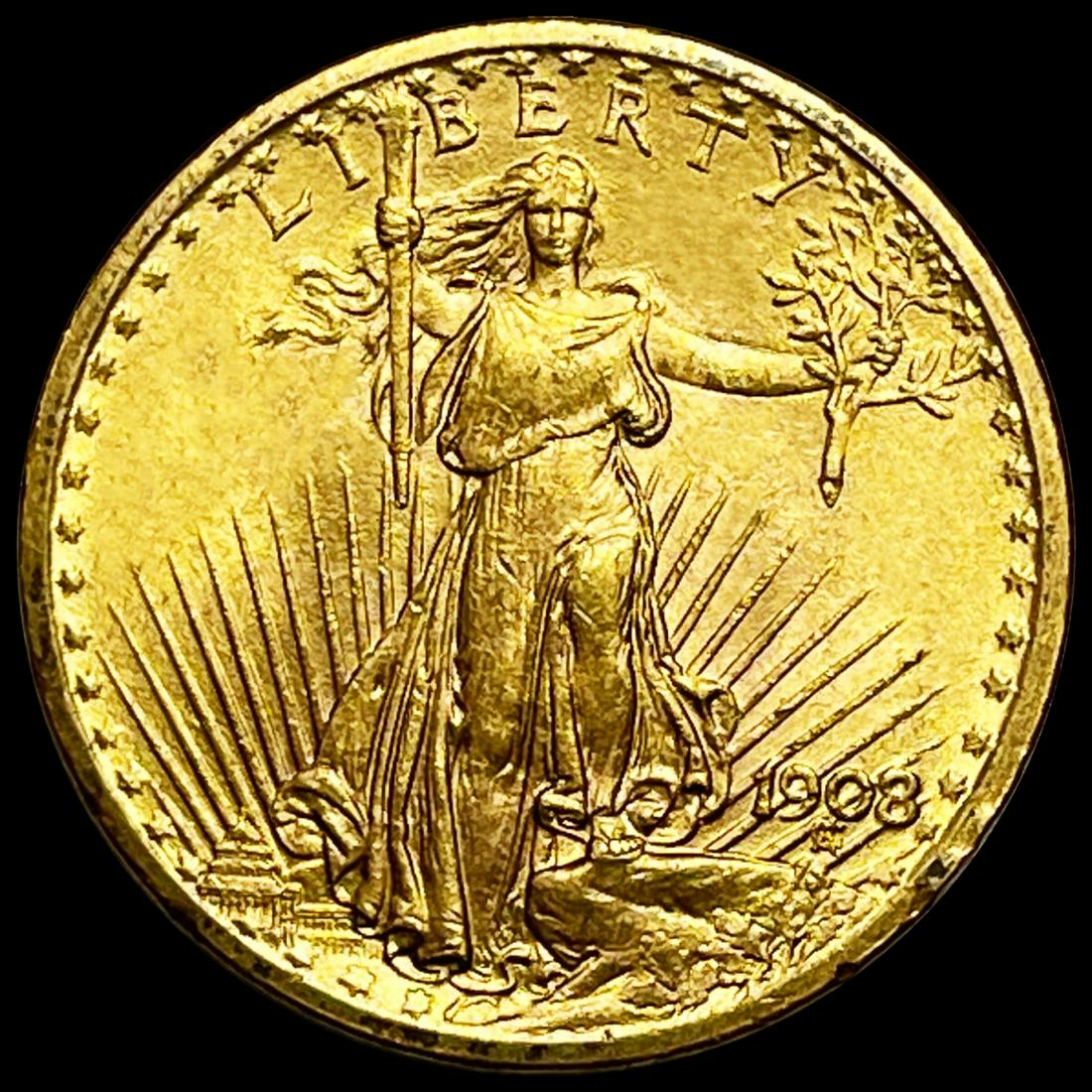 1908 $20 Gold Double Eagle UNCIRCULATED (1 of 2)