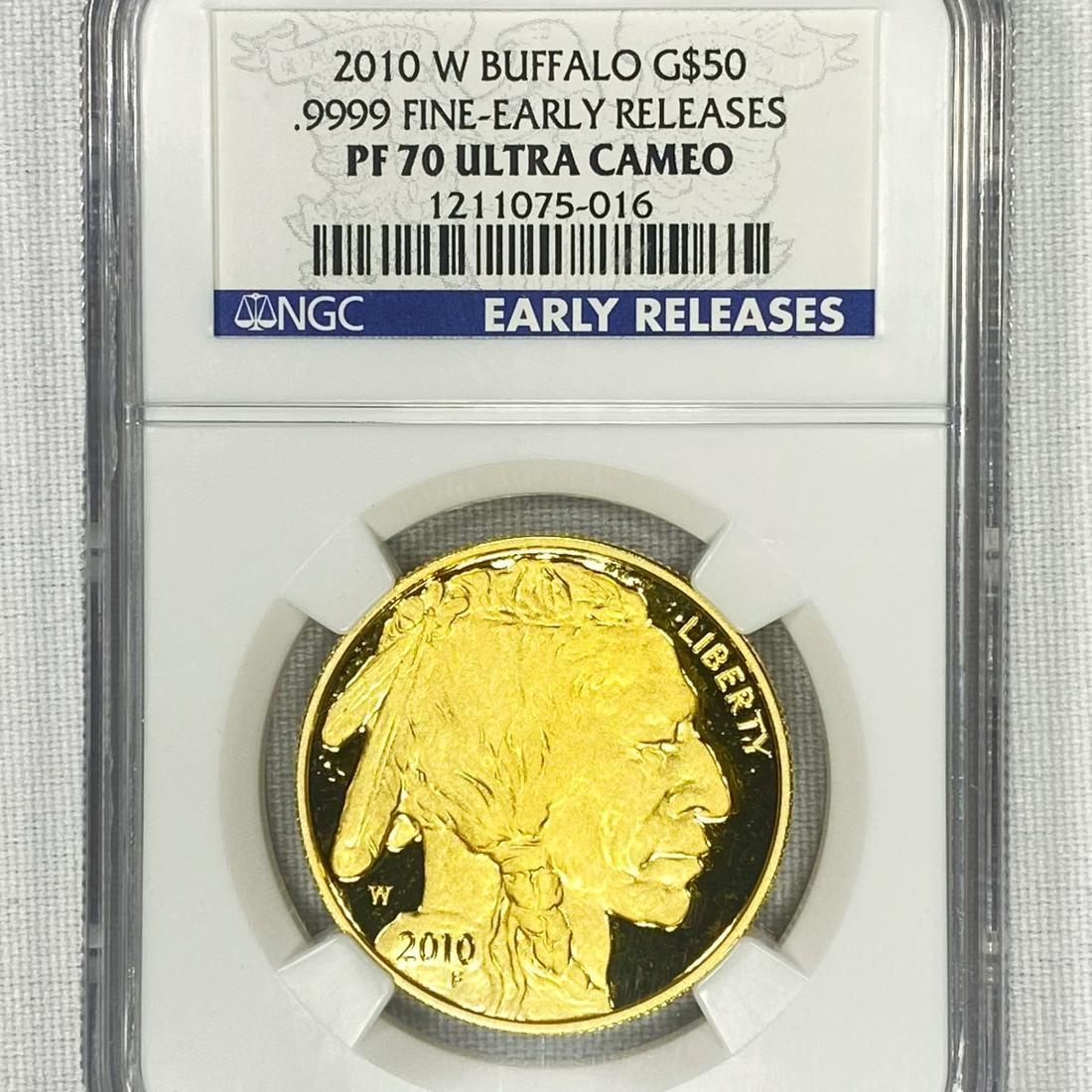 2010-W $50 1 oz American Gold Eagle NGC-PF70 UC (1 of 2)